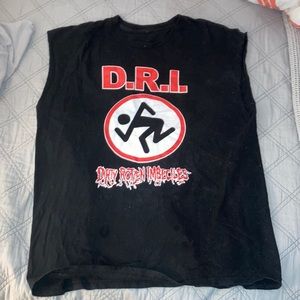 DRI Crossover Thrash/Punk Sleeveless T Shirt XL